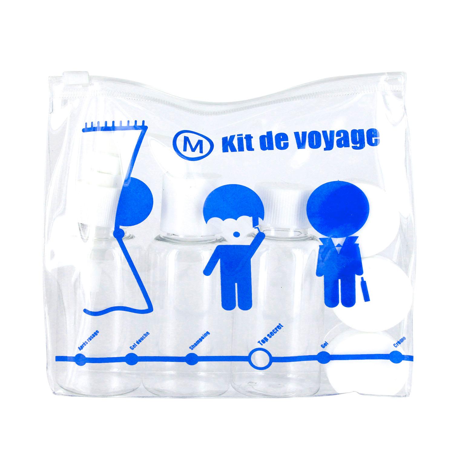 KIT DE VOYAGE FLACON X3 ET POT PICTO X3