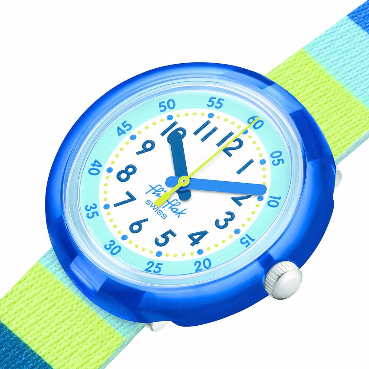 Montre Flik Flak Stripy Blue