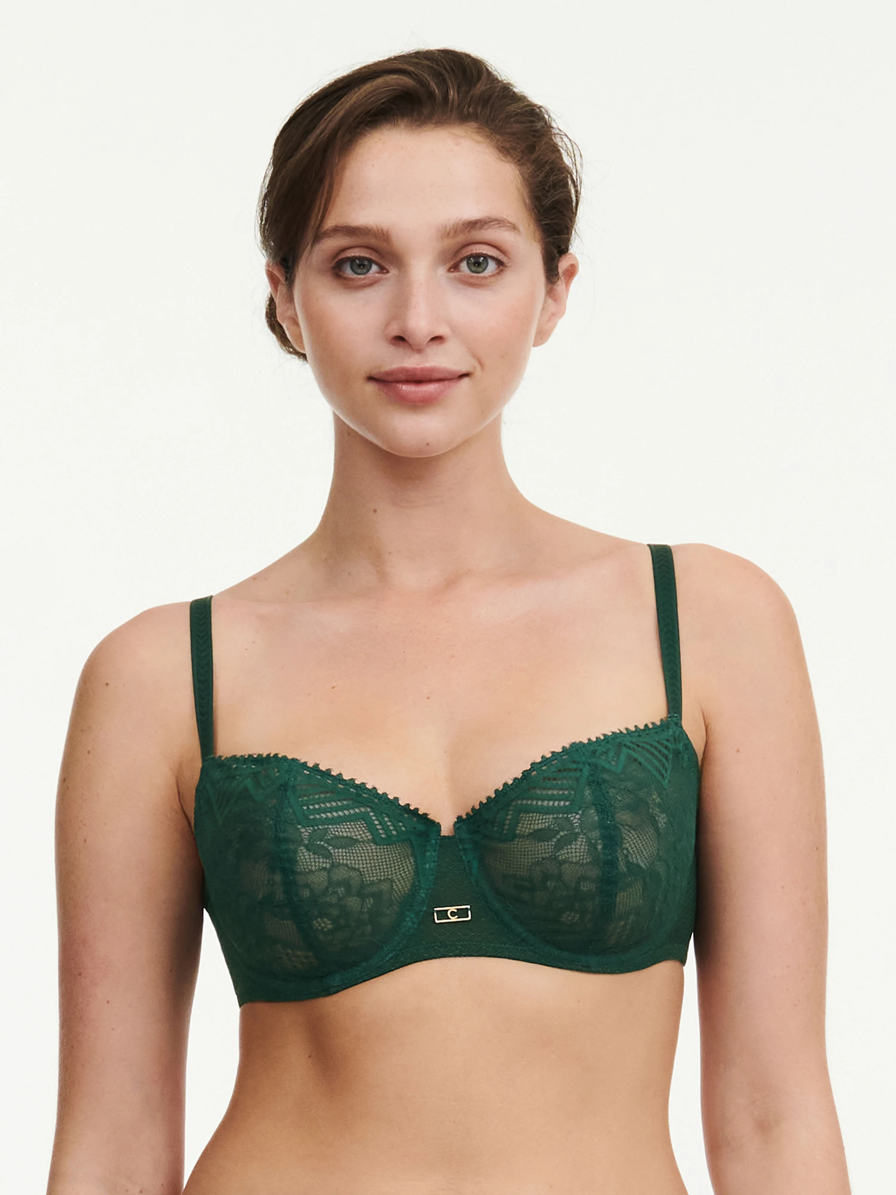 ORIGINS - Soutien-gorge corbeille en dentelle | Vert