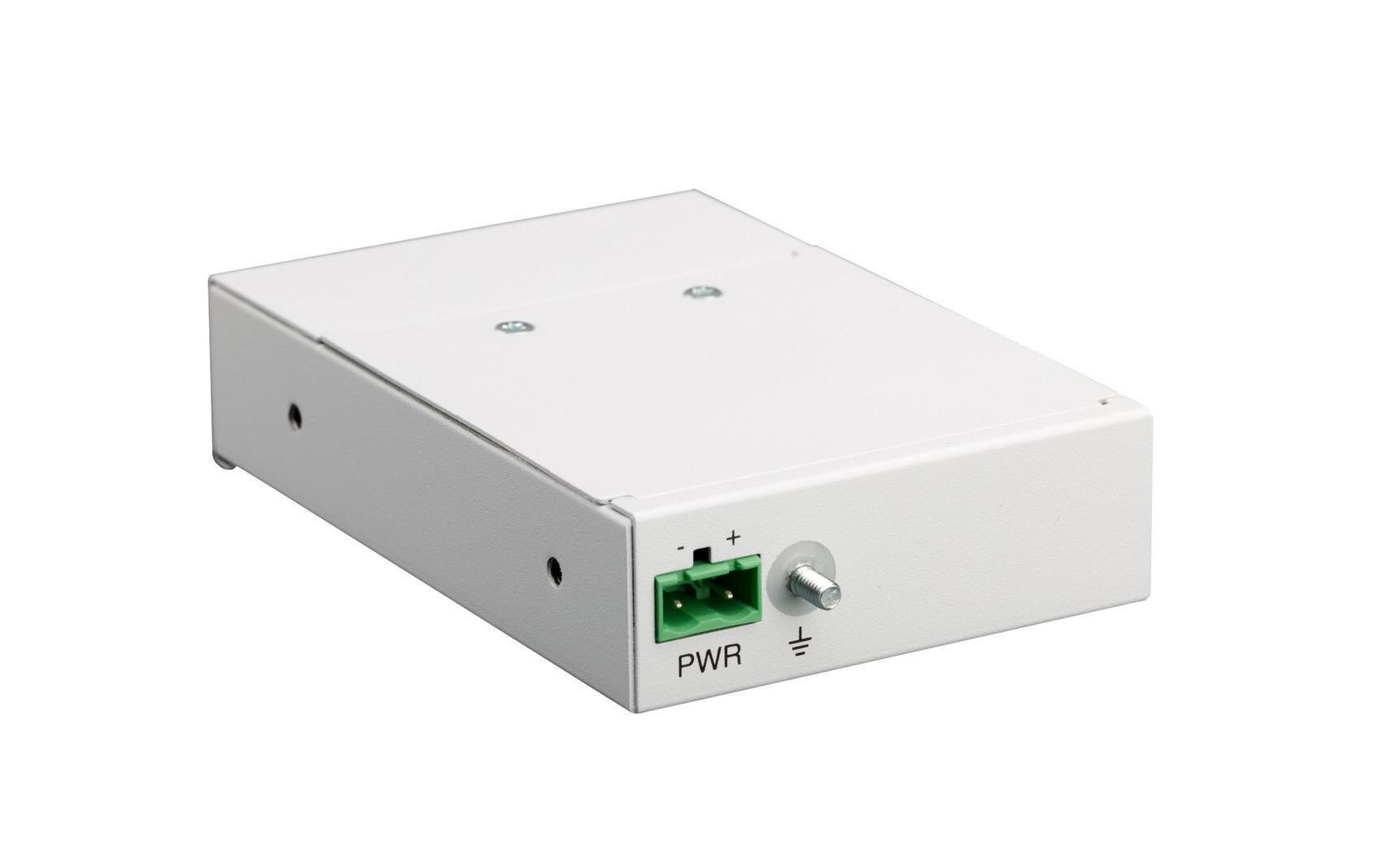 Medienkonverter T8604 Medienkonverter-Switch 12V DC<br>Medienkonverter: Ethernet zu Glasfaser