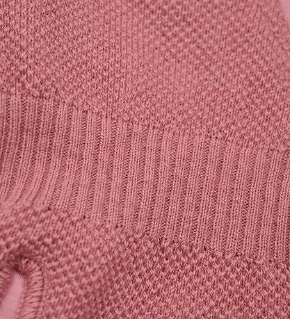 Minymo Schlupfmütze - Wolle/Baumwolle - 2-lagig - Dusty Rose
