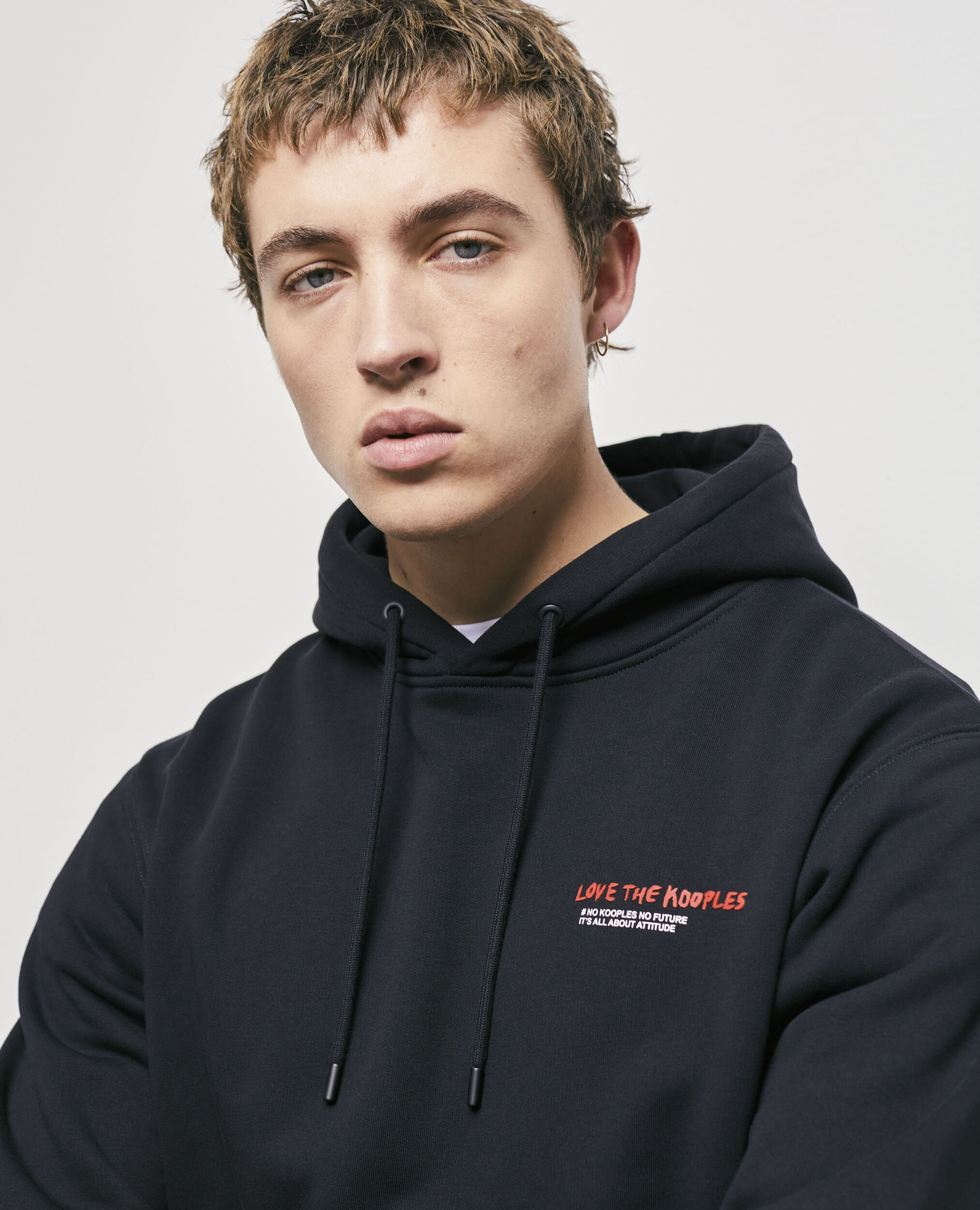 Sweatshirt I Love Kooples noir