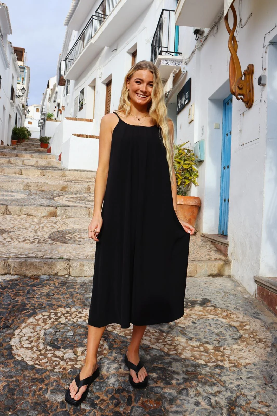 Liberte Pilu-Strap-Dress black