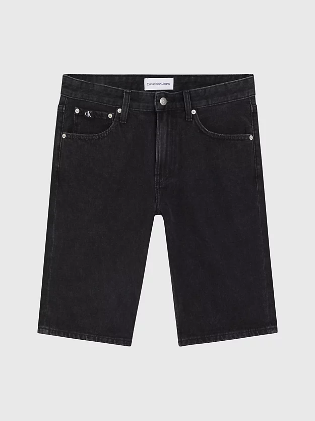 shorts jeans de corte regular