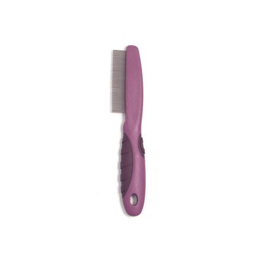 Pente antipulgas de proteção macia, roxo