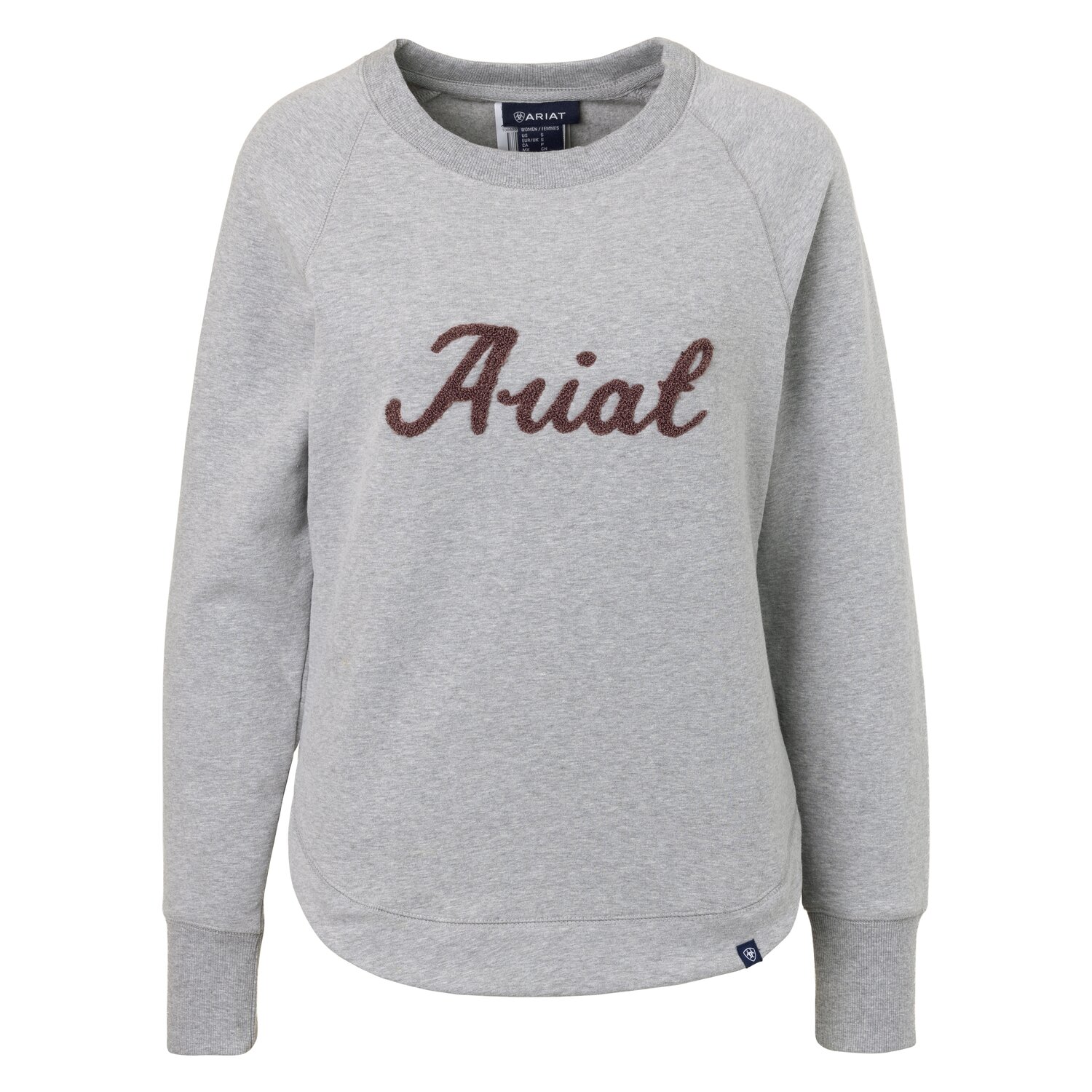 ARIAT Sweatshirt Benicia  - heather grey