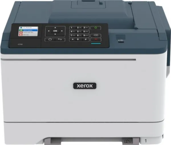 Xerox C310V_DNI - Printer - farve - Duplex - laser - A4/Legal - 1200 x 1200 dpi - op til 33 spm (mono) / op til 33 spm (farve) - kapacitet: 250 ark - USB 2.0, Wi-Fi(n), Gigabit LAN