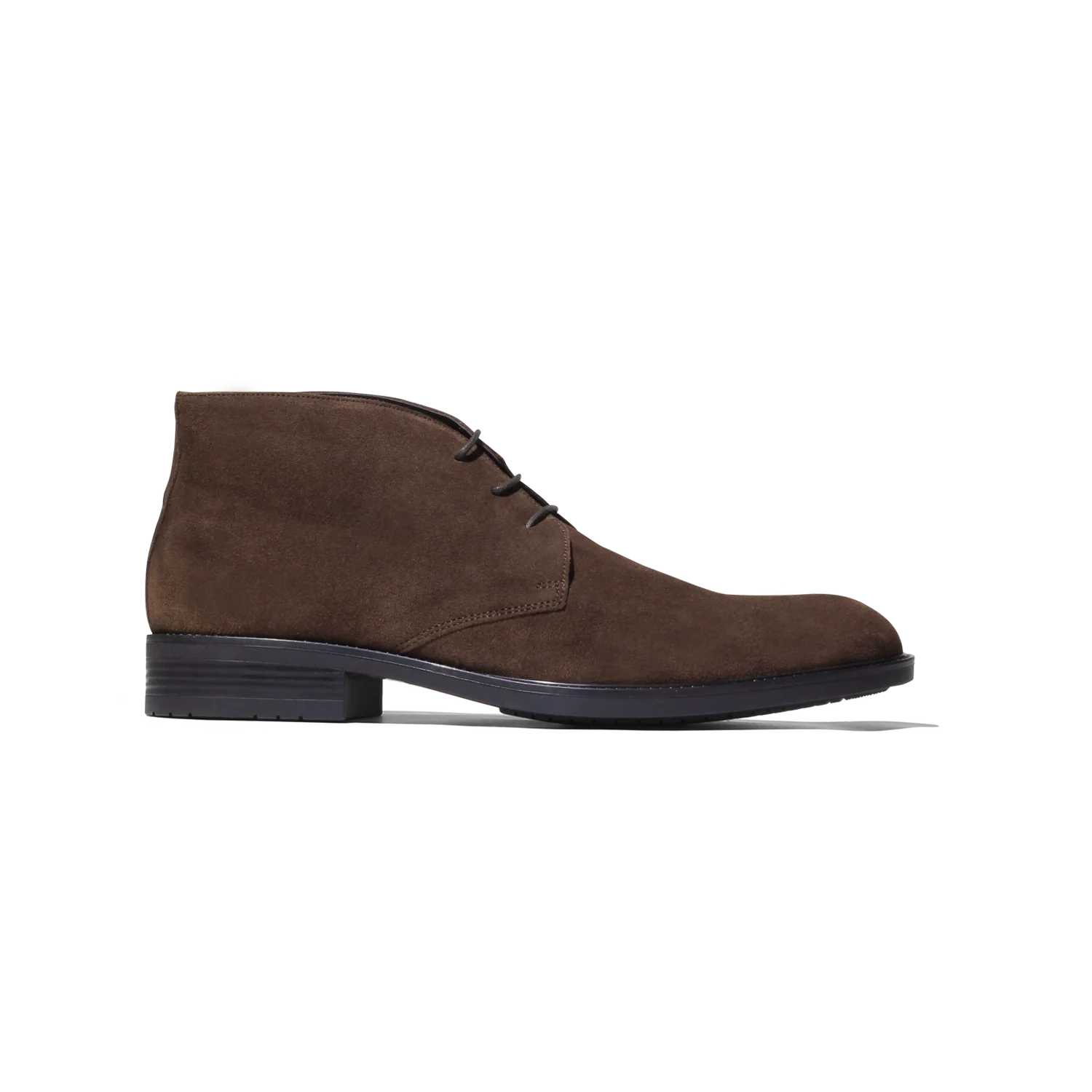 Clayton-Desert boots en velours marron