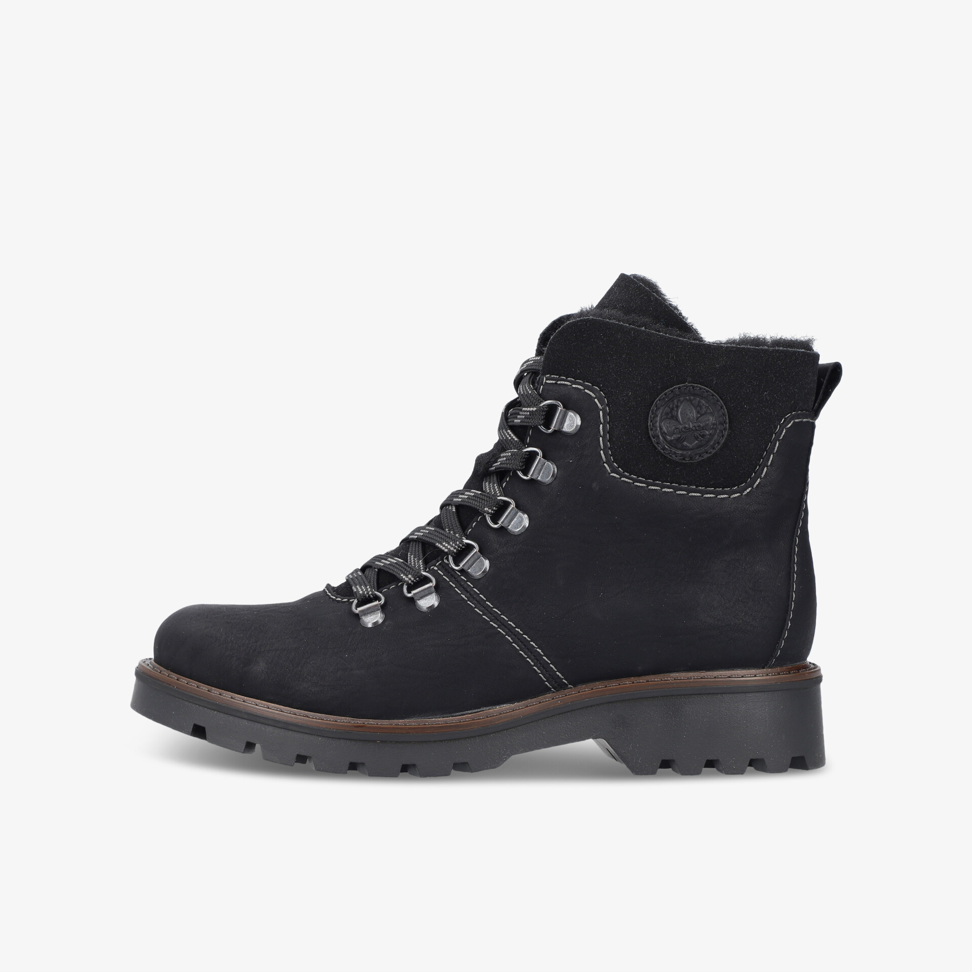 rieker Damen Winter Boots schwarz