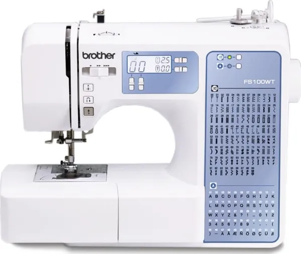 Brother FS100WT Quilter - Sy- / quiltemaskine - computeriseret - 100 søm - 8 et-trins knaphuller - LCD display