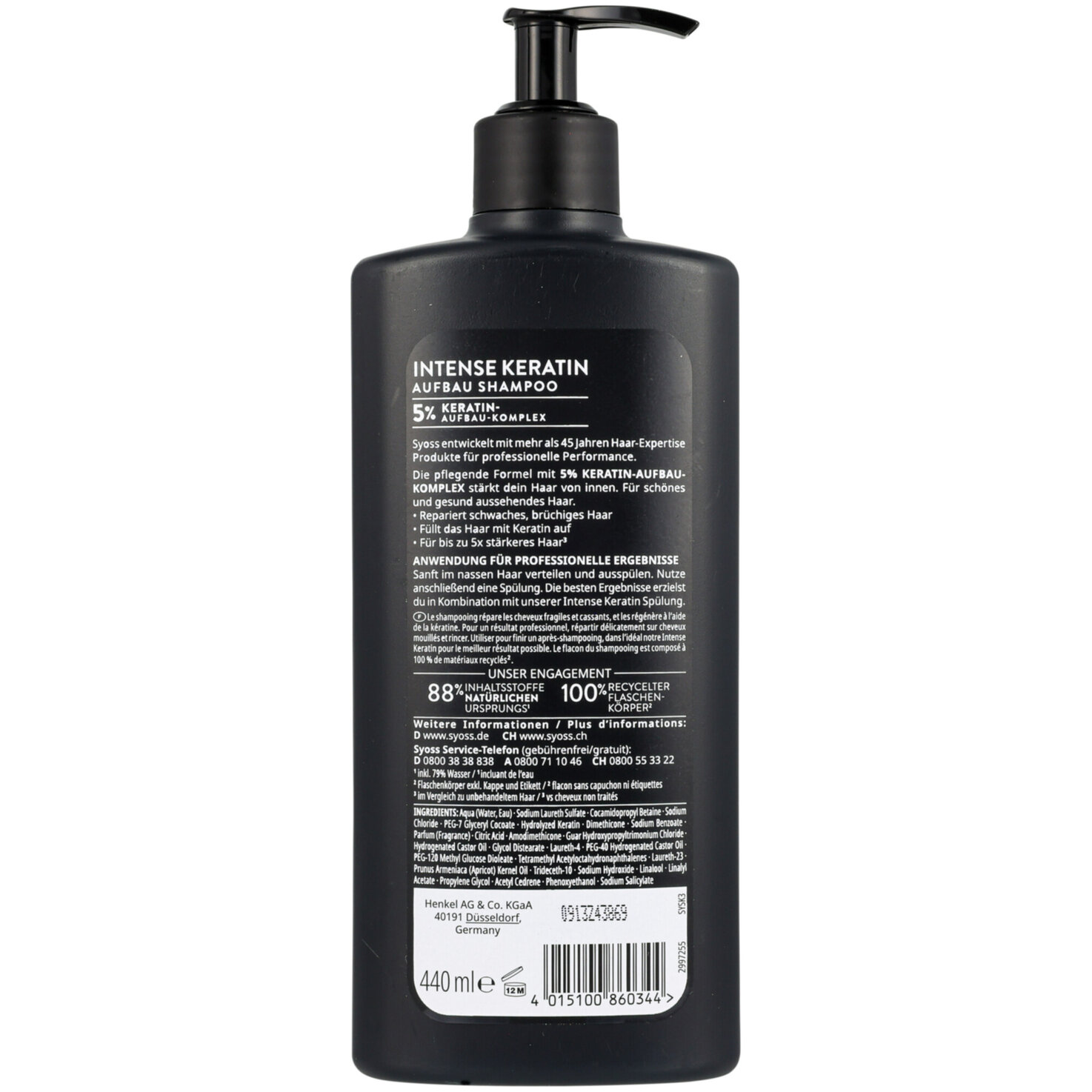 Syoss Shampoo Keratin