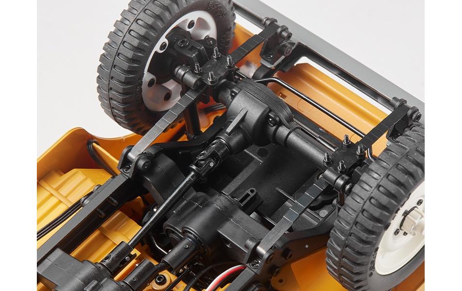Scale Crawler Land Rover Serie II Grün, RTR, 1:12<br>Detailgetreuer Scaler mit 2-Gang Getriebe