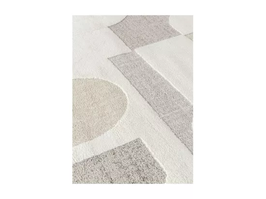 Tapis abstrait crème beige MONACO 60 Crème 120*120