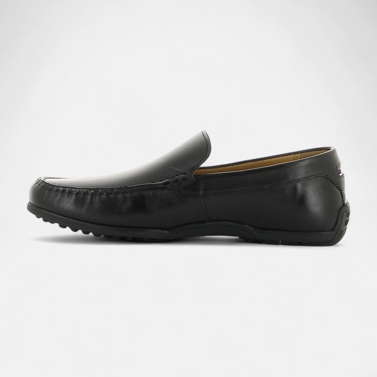 Mocassins Homme en cuir noir