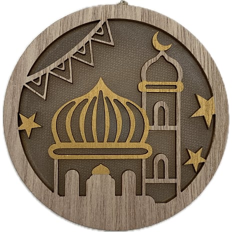 Eid træ led dekoration ass