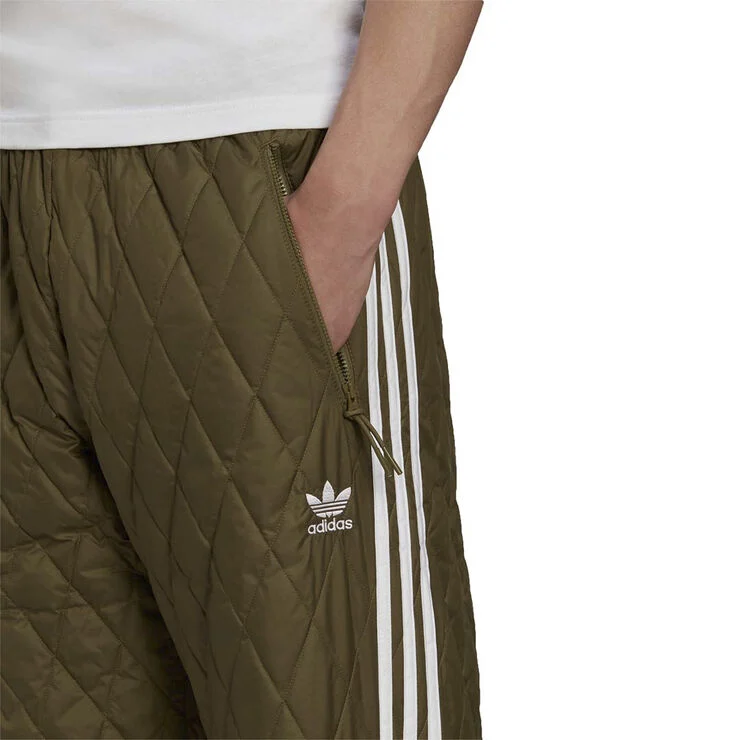 adidas adicolor classics sst quilted pants Brown