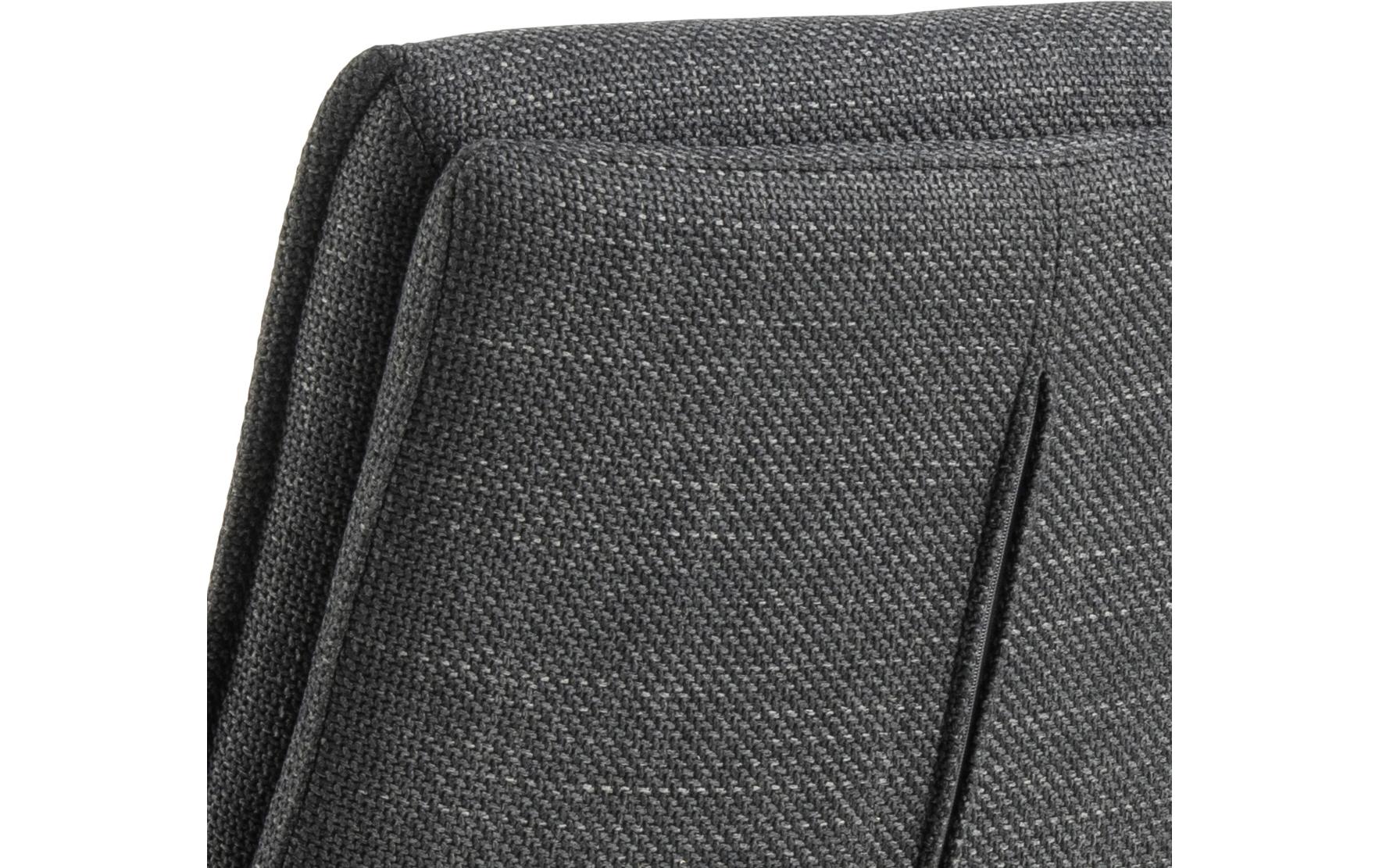 Barhocker Flynn, 2 Stück, 44 x 107 cm, Dunkelgrau<br>Klassische Barstühle mit modernem Touch