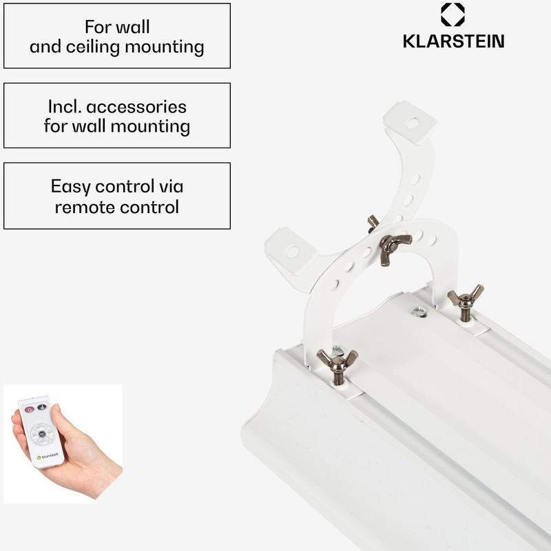 Klarstein - Cosmic Beam Smart 30 - Infraroodverwarming - 3000W - Met Wifi-App Bediening