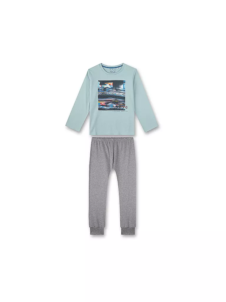 SANETTA Jungen Pyjama  hellgrün