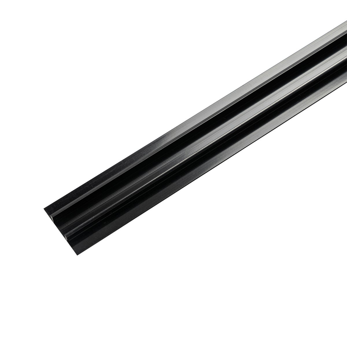 Afdekplaat voor 1-fase rail, zwart, 87 cm