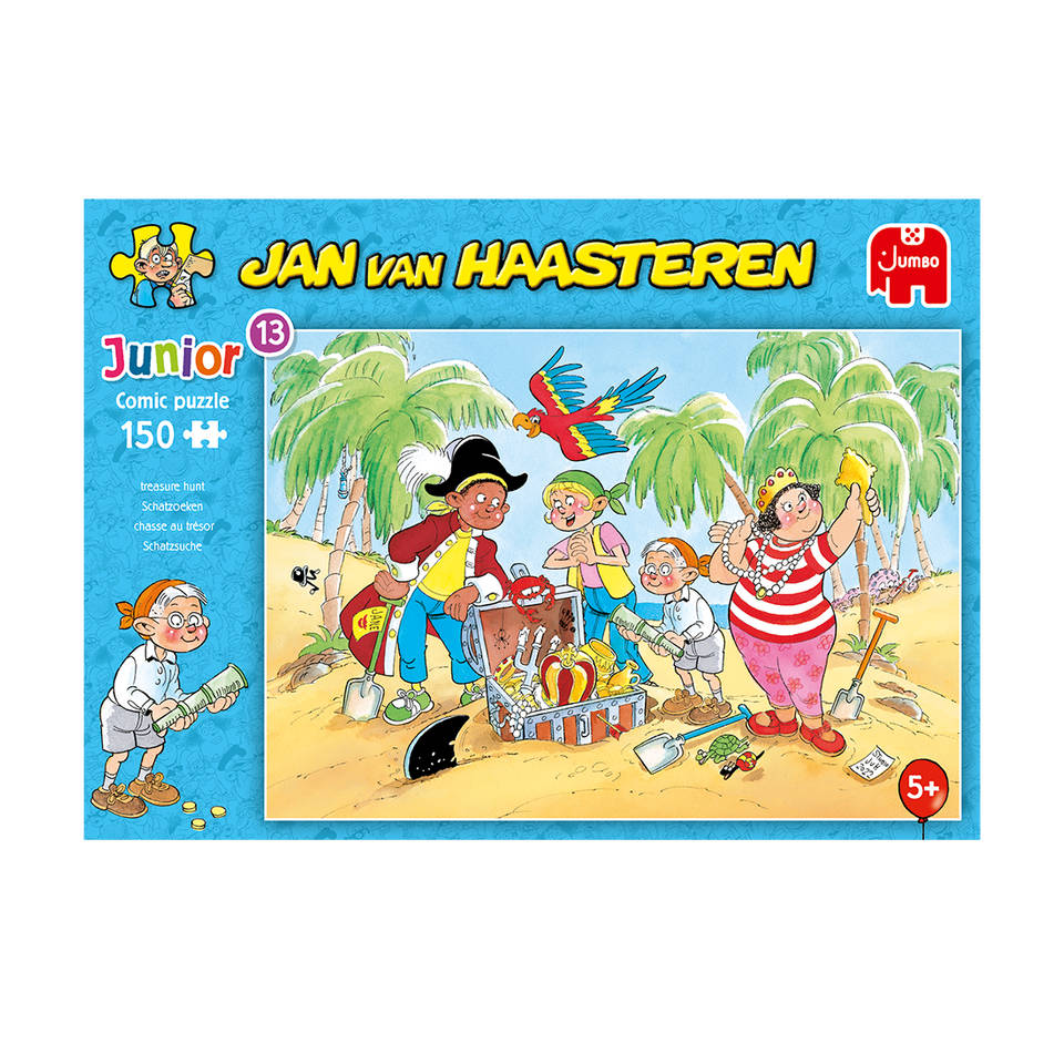 Jumbo Jan van Haasteren Junior puzzel Schatzoeken - 150 stukjes
