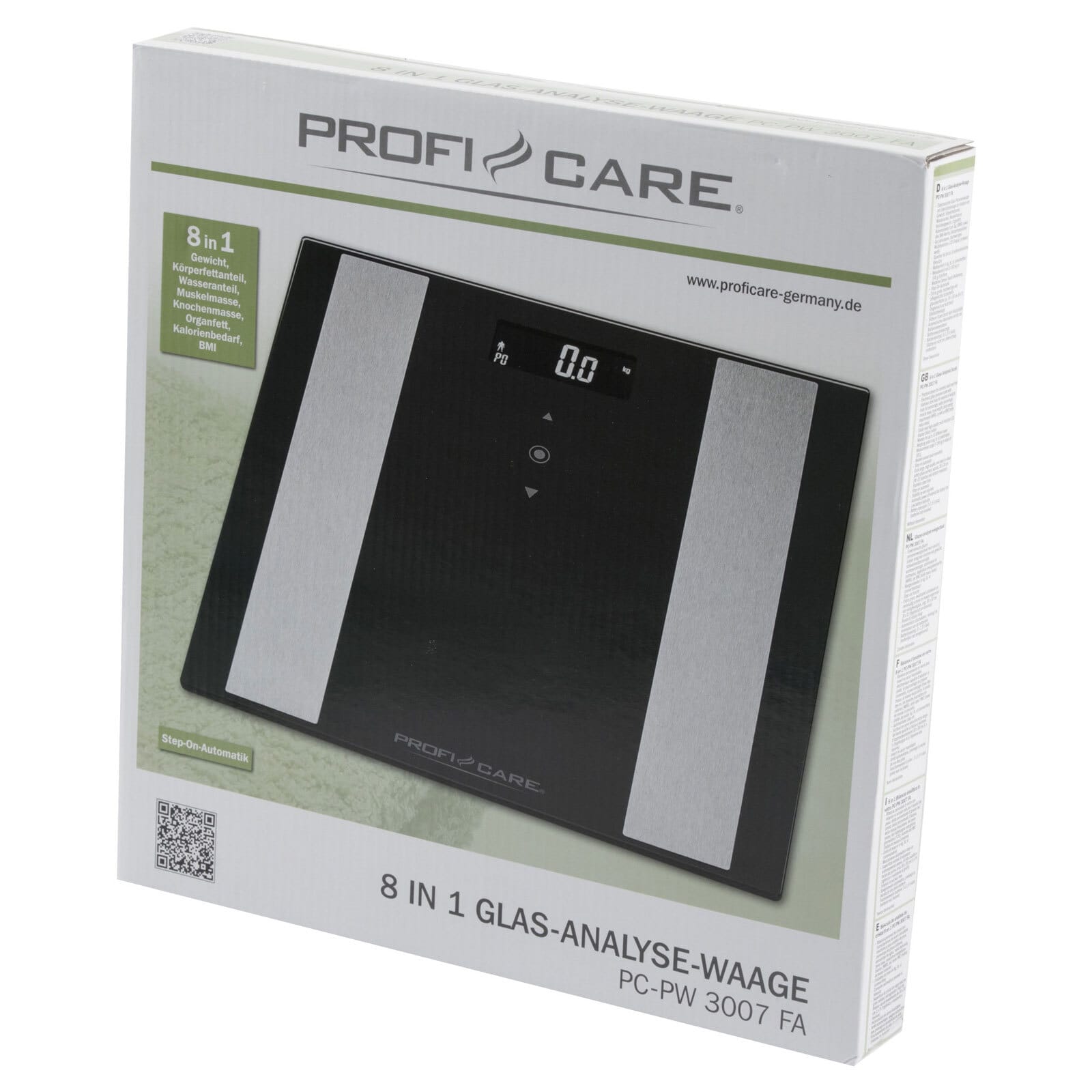 ProfiCare Multifunktions-Personenwaage PC-PW 3007 FA schwarz