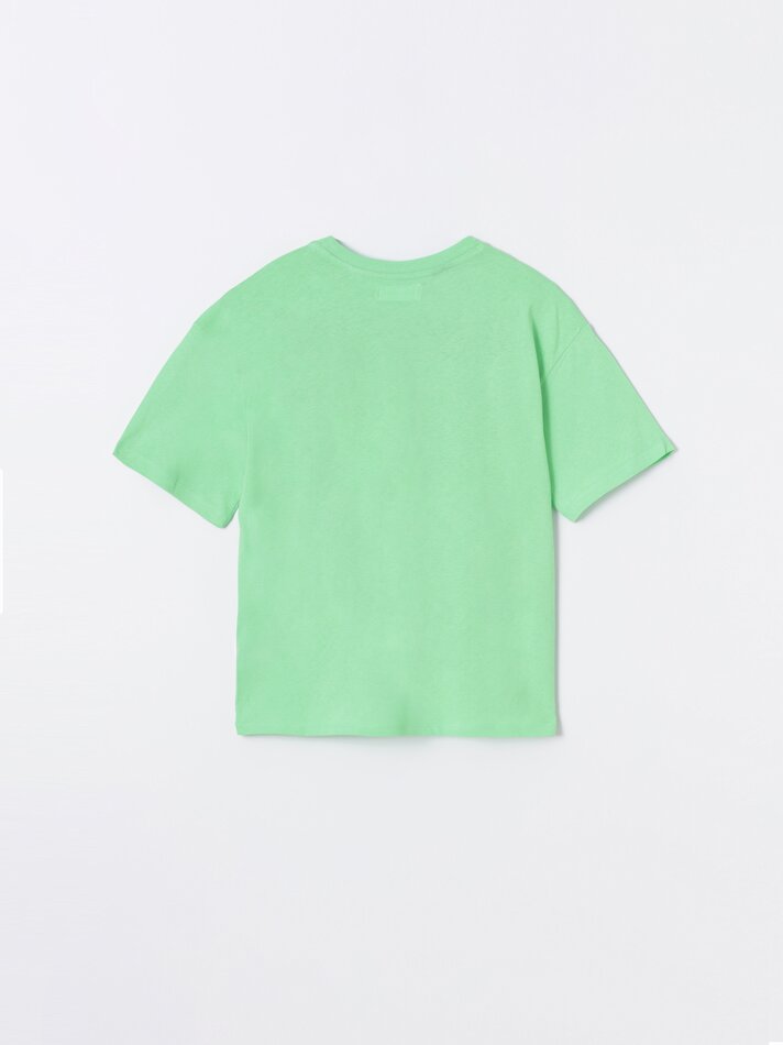 Camiseta com estampa do Mickey Mouse ©DS - Verde