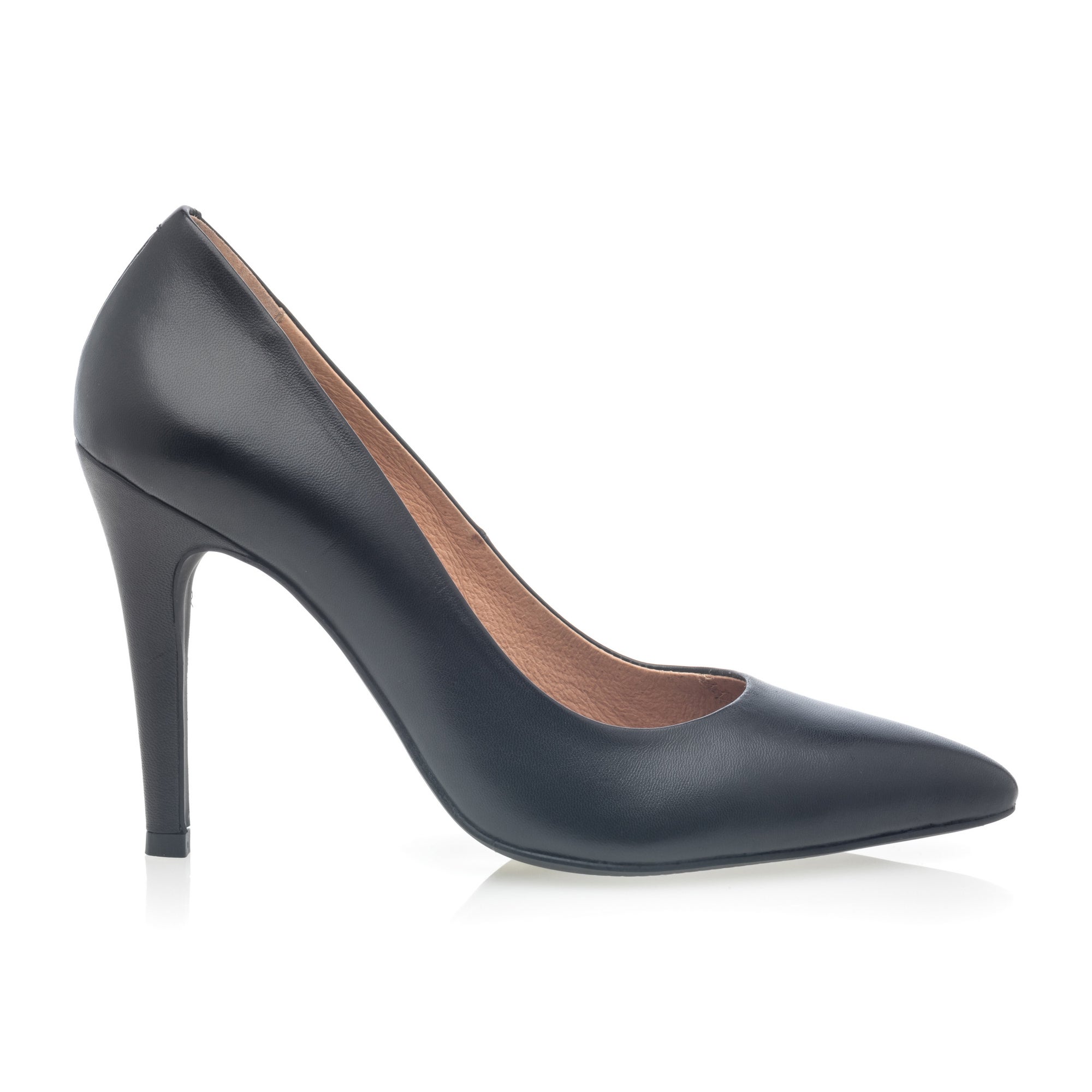 Escarpins à talon Femme en cuir noir