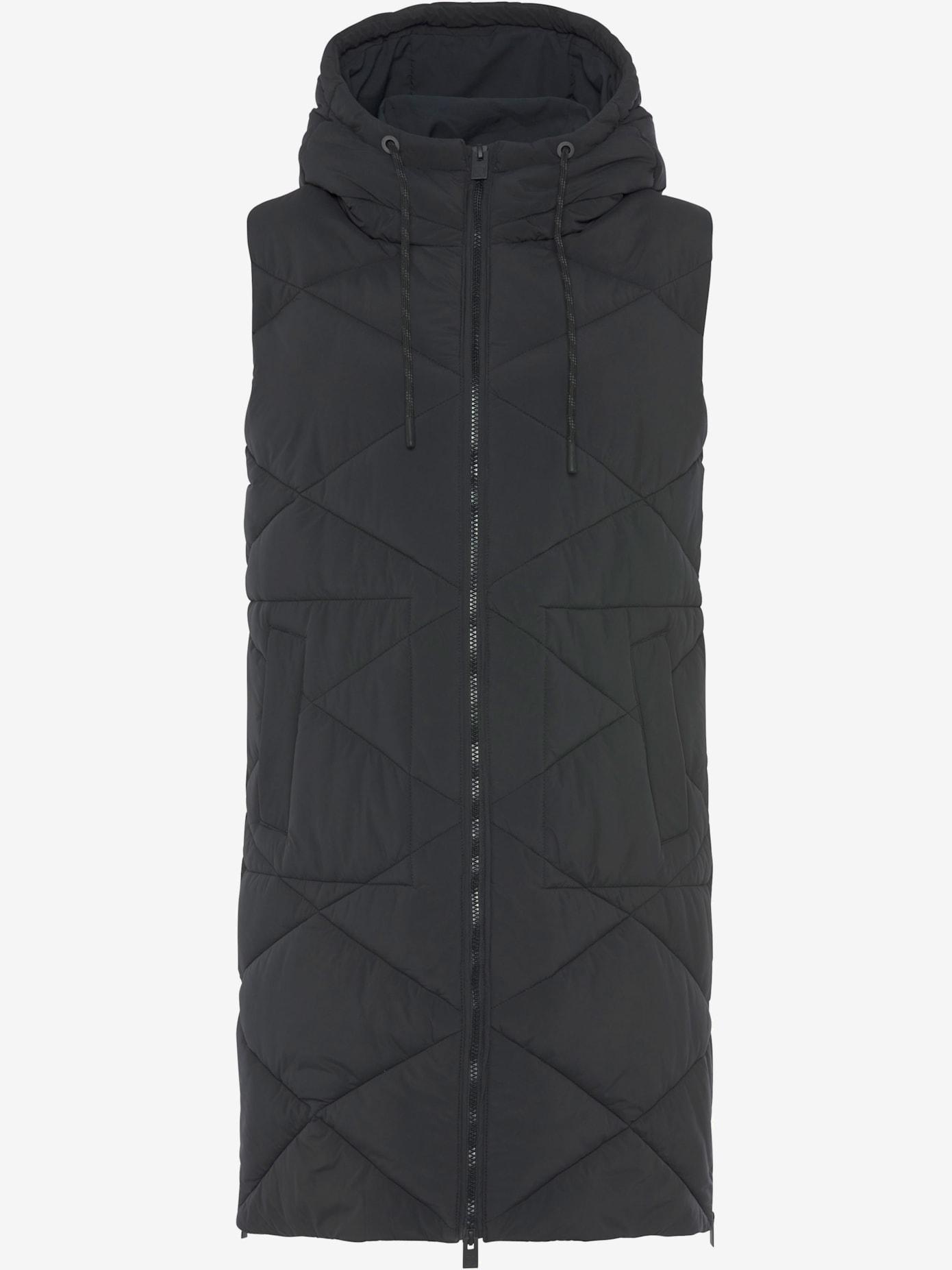 Gilet matelassé doublé avec capuche réglable