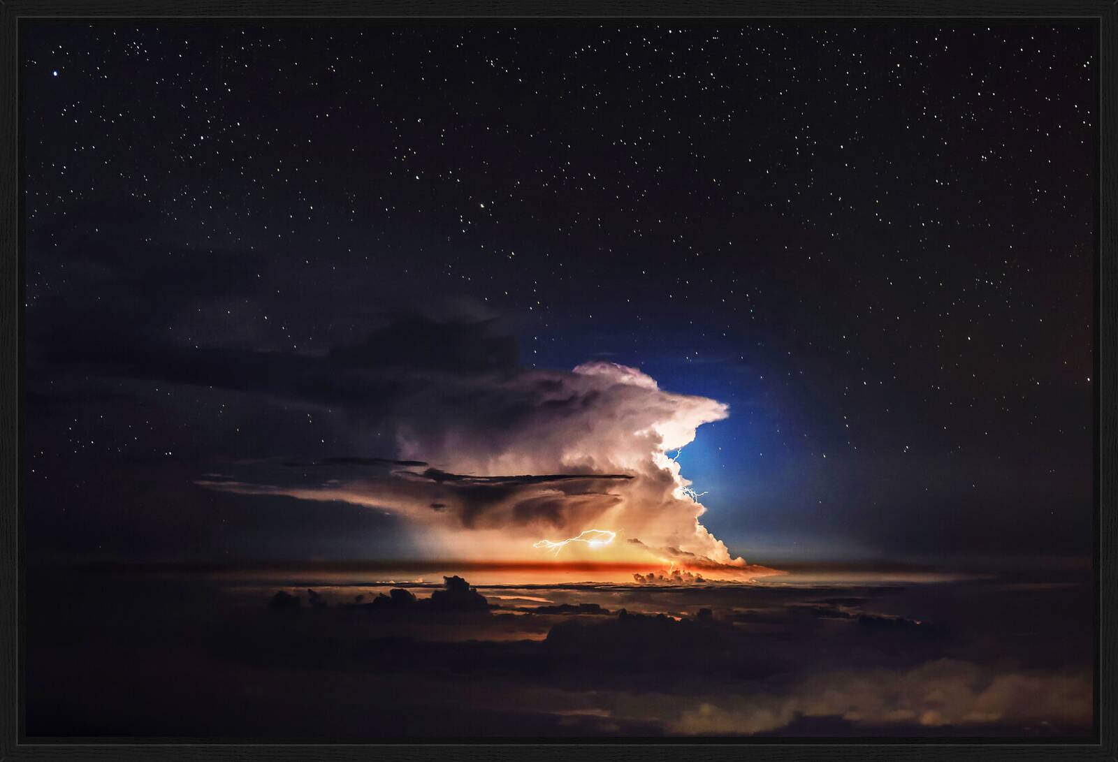 Pele in the Distance by Babak Tafreshi - Limited Edition. Edition of: 100. Signed.