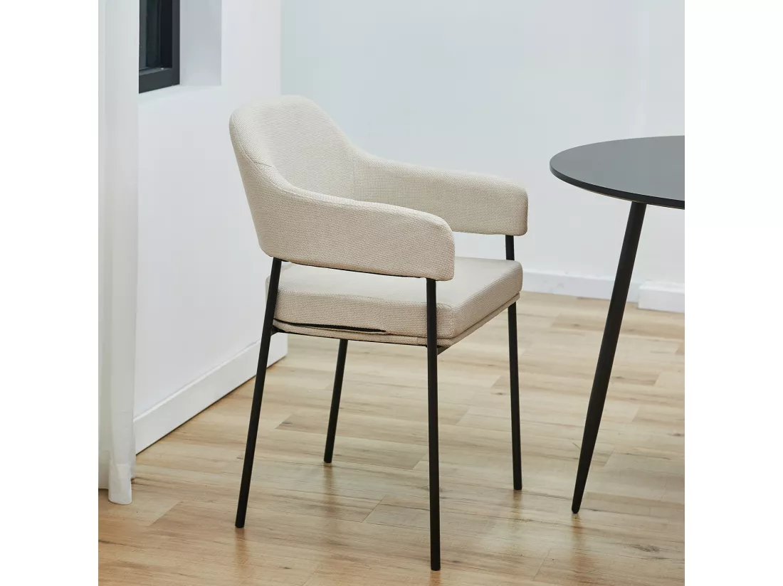 Lot de 2 chaises de salle à manger
