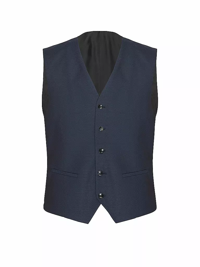 CG - CLUB OF GENTS Anzugweste Birdsey blau