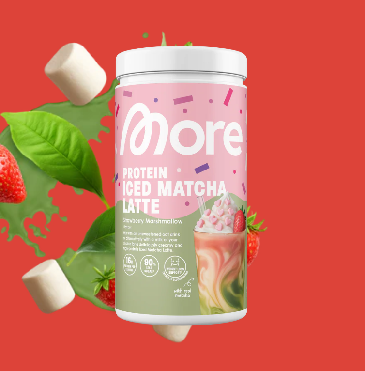 More Protein Iced Matcha Latte