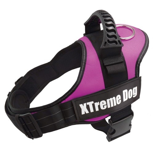 Coleira peitoral Xtreme para cães, rosa