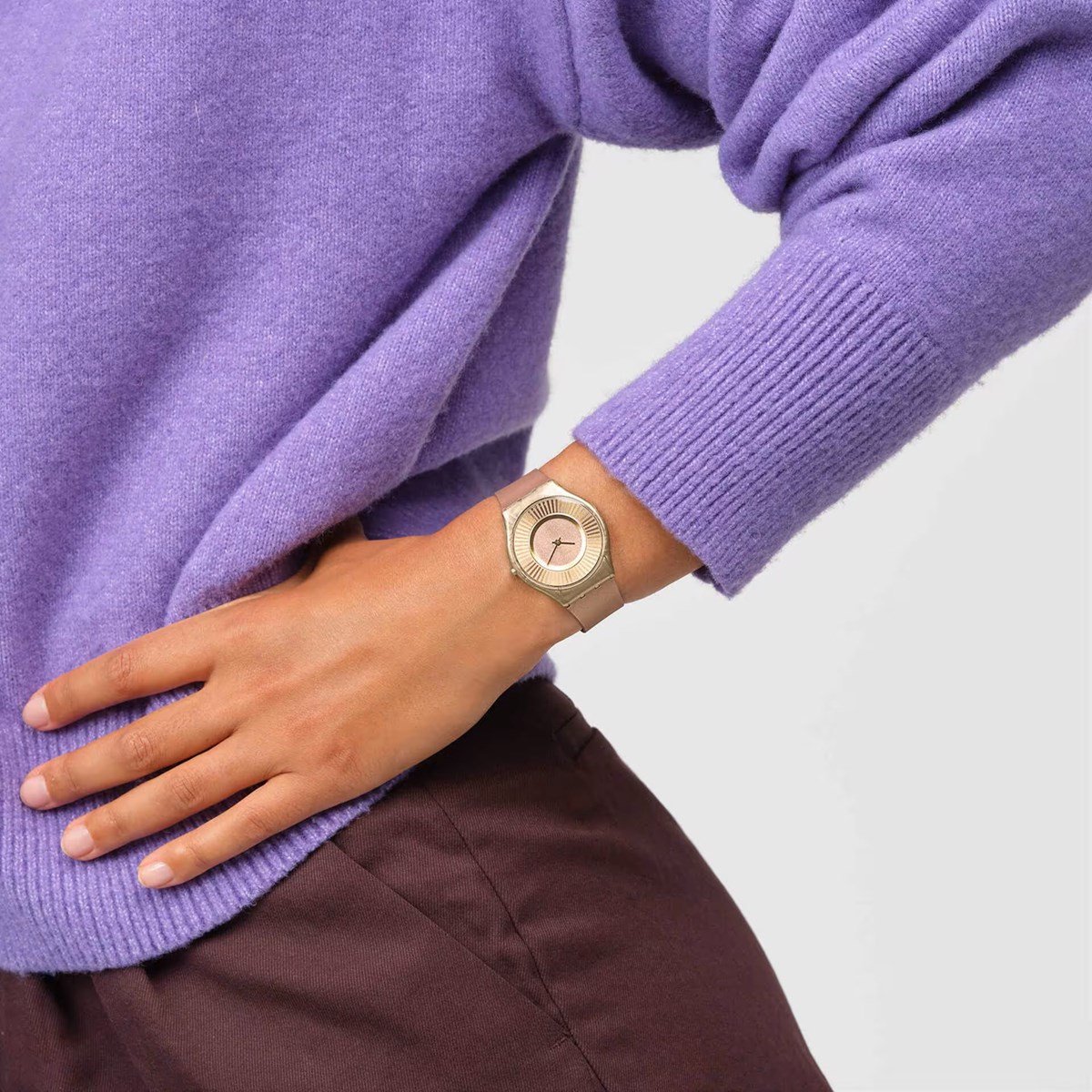 Montre femme Swatch Skin Tawny Radiance
