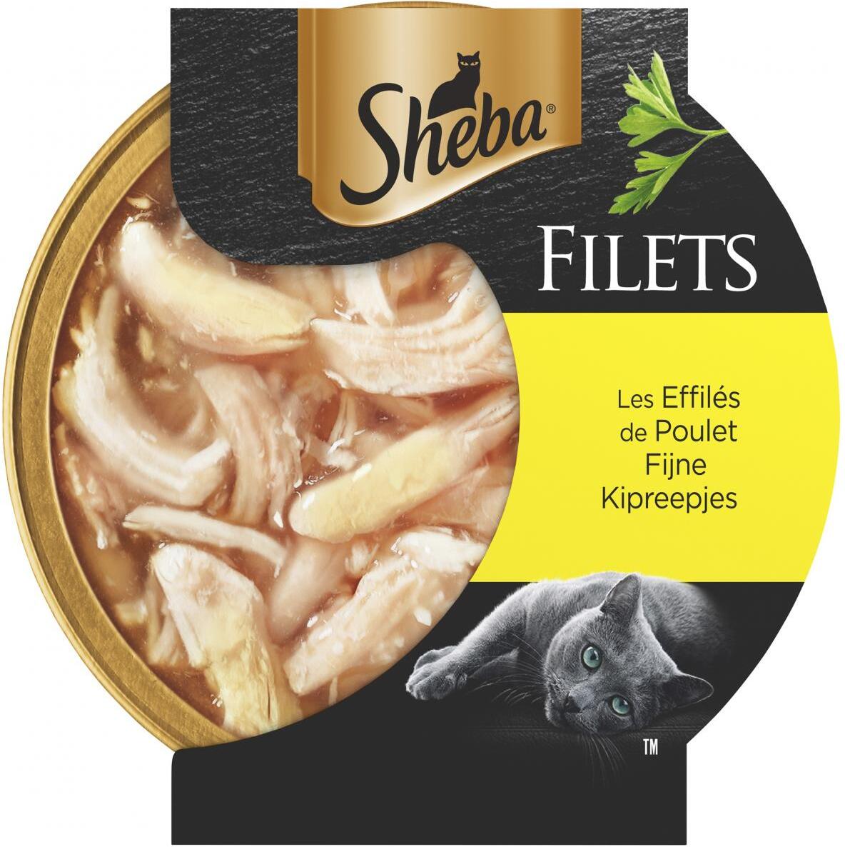 Sheba kattenvoer in saus stukjes kip 60 g