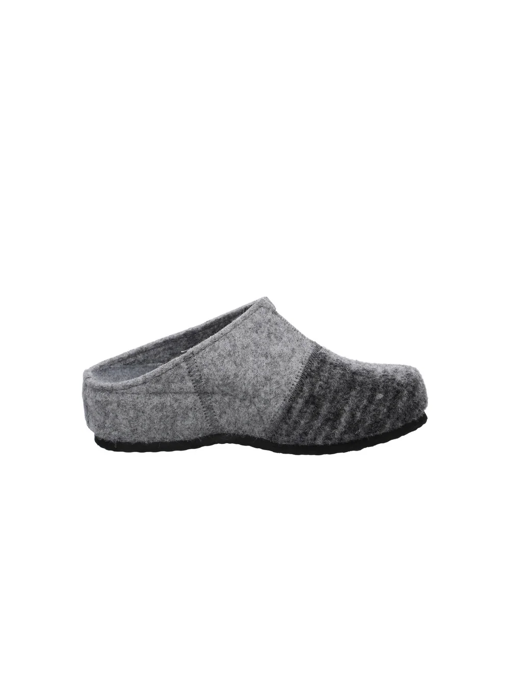 Hausschuh Cosy grau multi