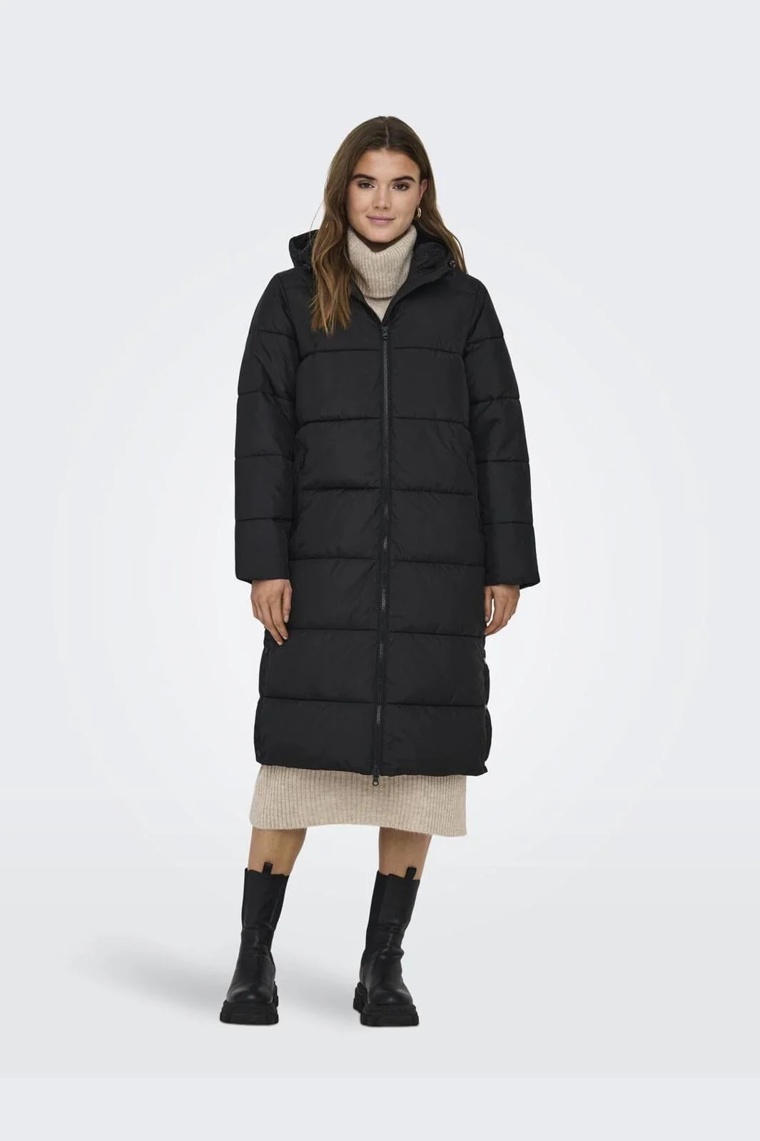 Only Onlmontana Long Puffer Jacket 3584051 black