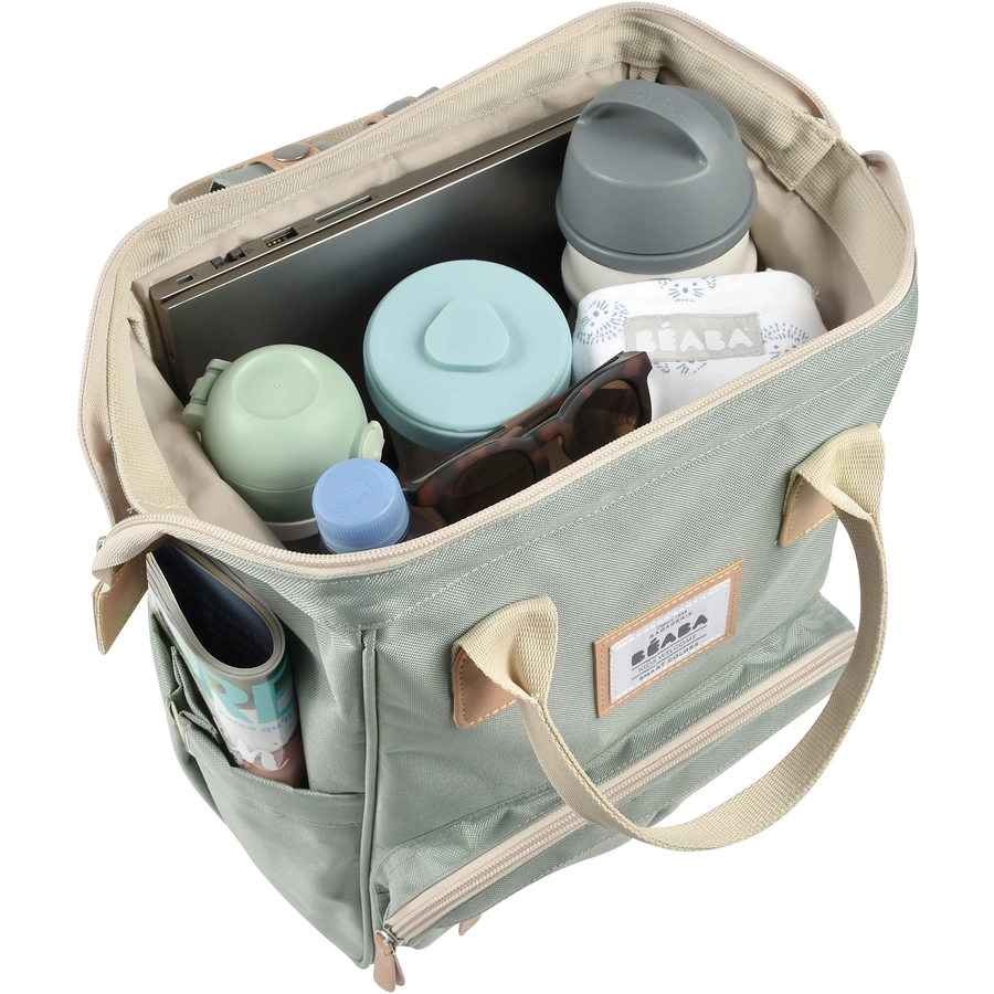 BEABA® Wickelrucksack Wellington Salbeigrün