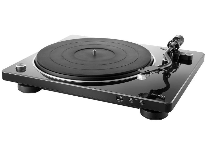 Denon Plattenspieler DP-450USB Schwarz Hi-Fi-Plattenspieler