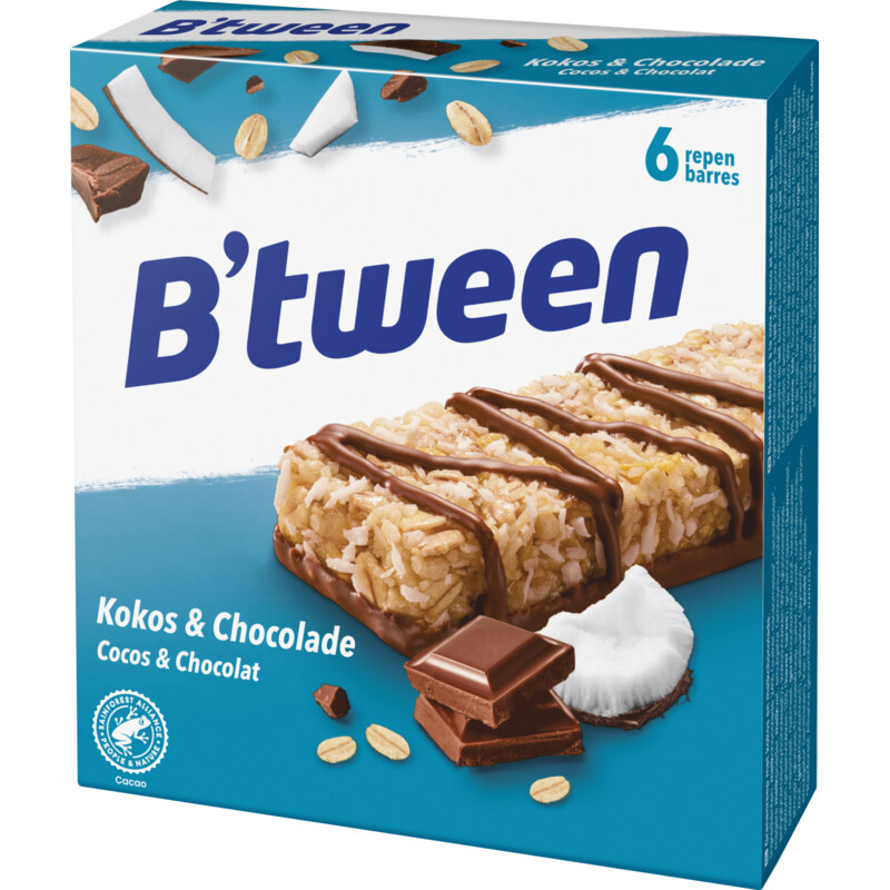 Hero B'tween mueslireep kokos & chocolade