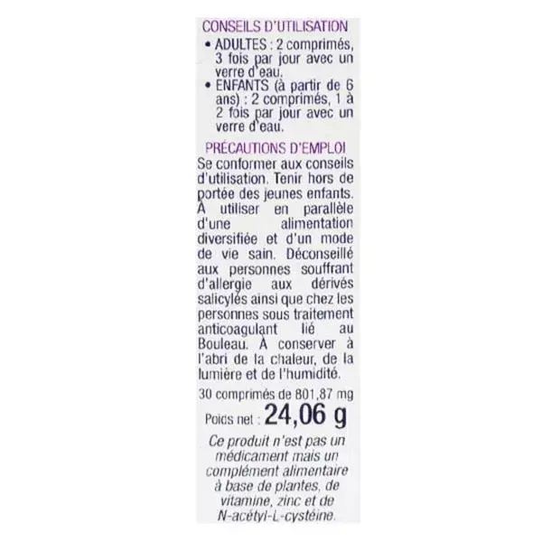 3C Pharma Efirub 30 comprimés