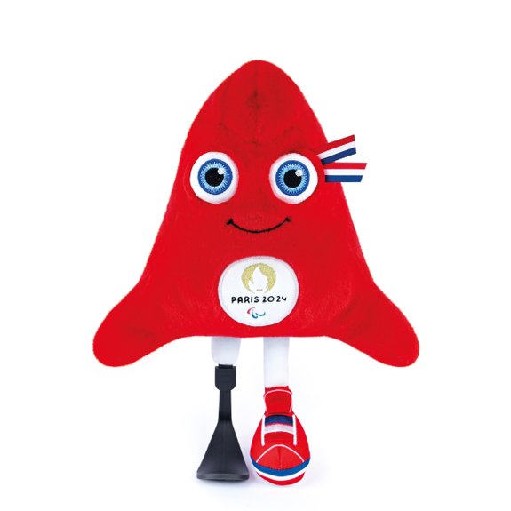 Mascotte Peluche Jeux Paralympiques 2024 - 28 cm