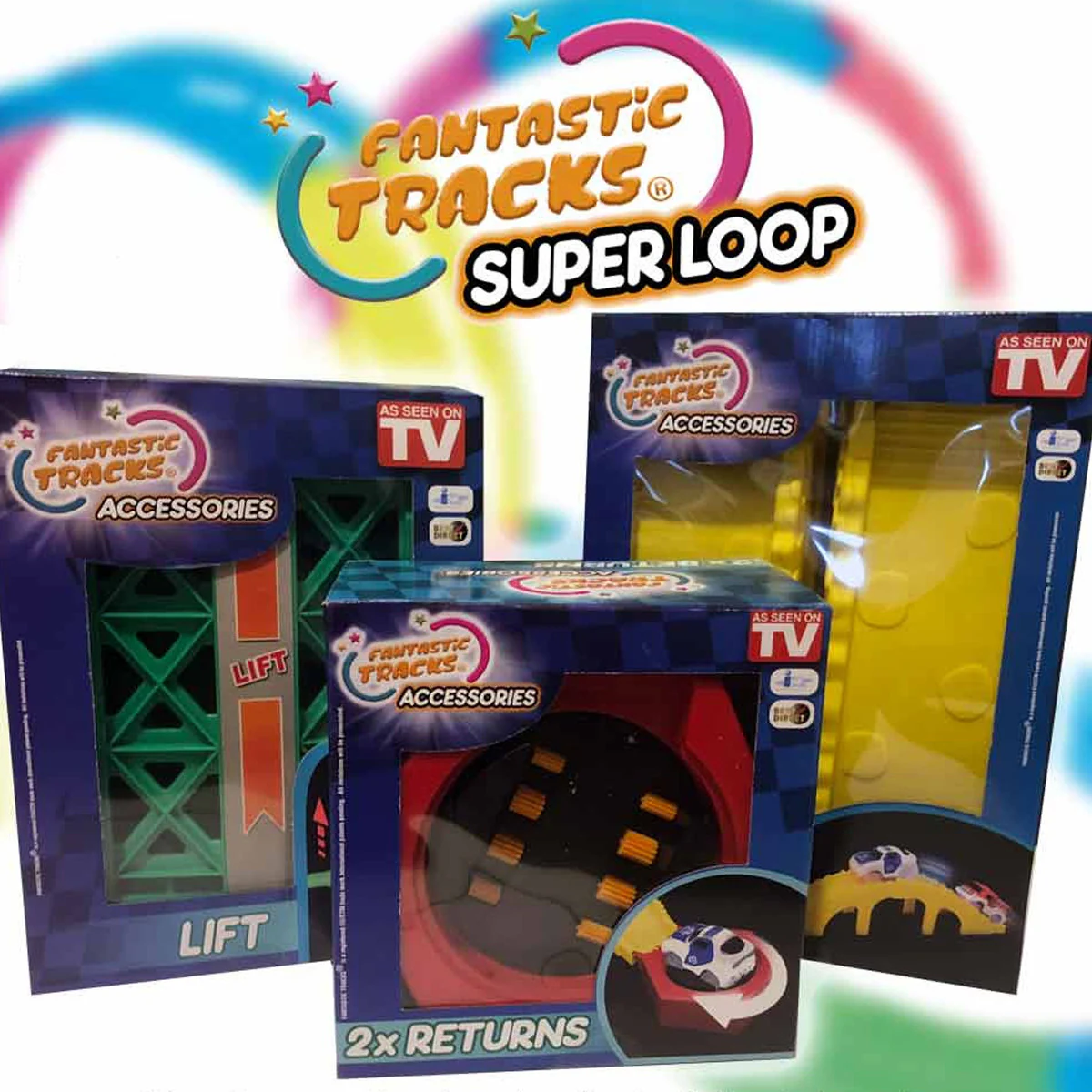 Fantastic Tracks® Autorennbahn Zubehör Fantastic Tracks Accessories set