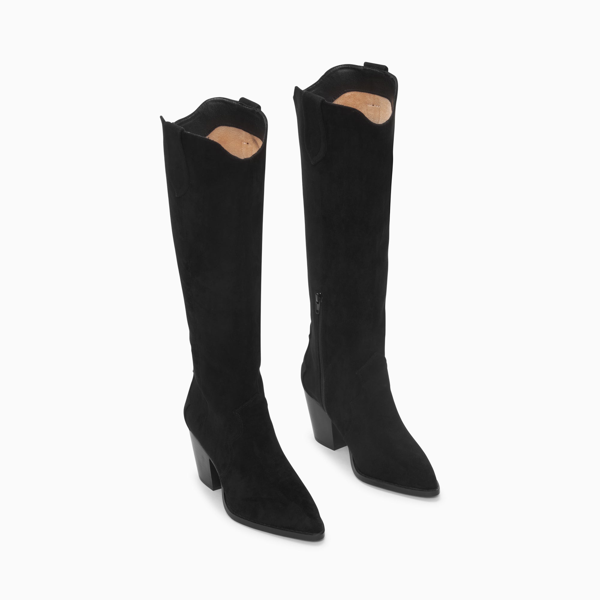 Bottes, Cuissardes-Bottes santiags Sharon noires à talon