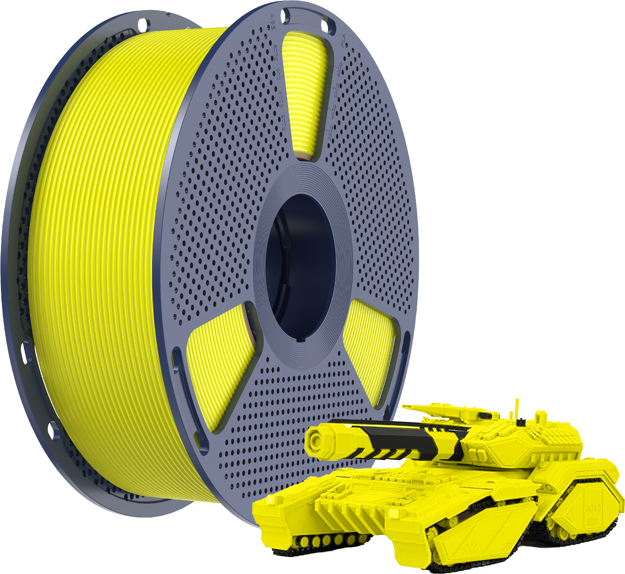 SUNLU  PLA Yellow, 1,75 mm / 1000 g    Biologisch abbaubares PLA Material