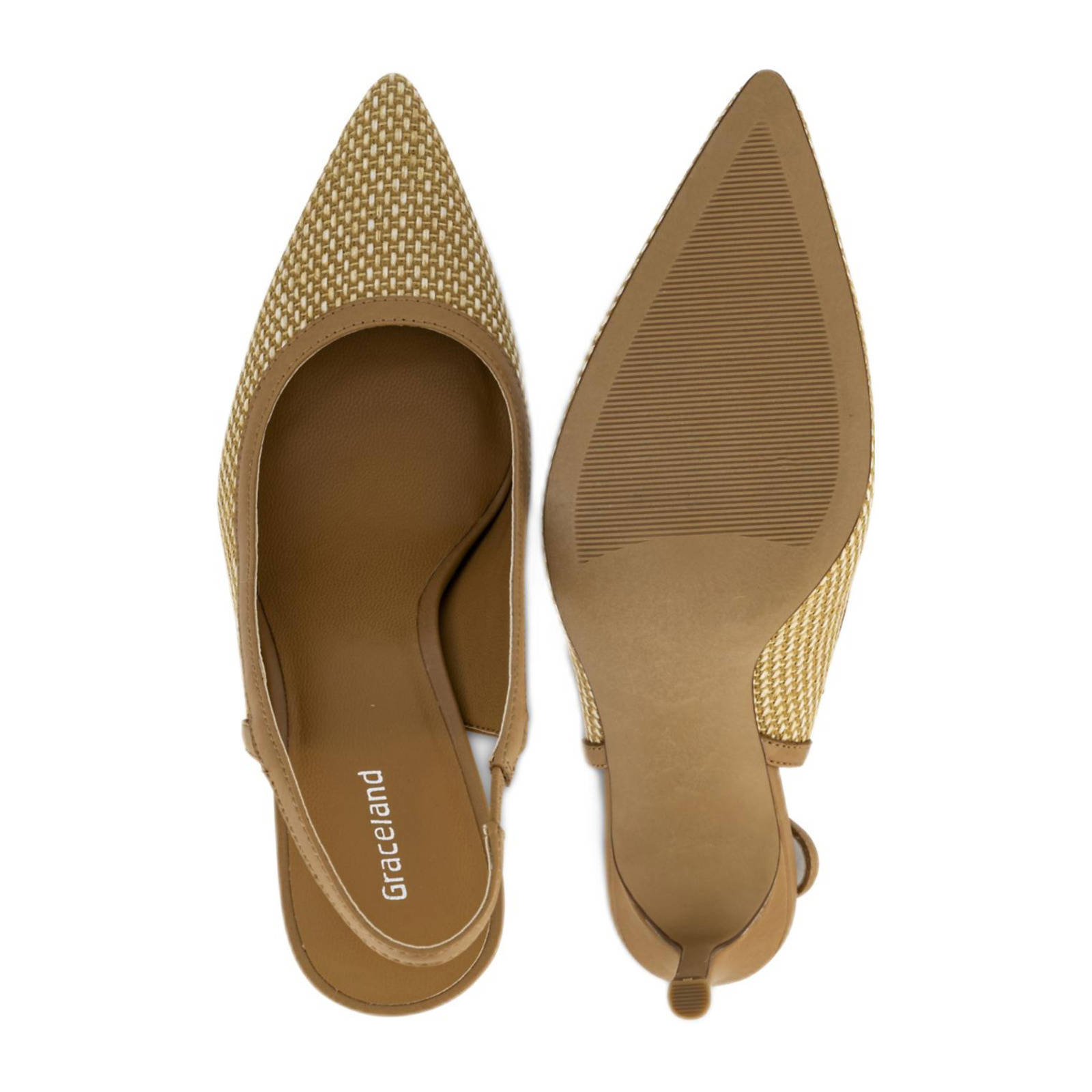 Graceland slingback pumps camel