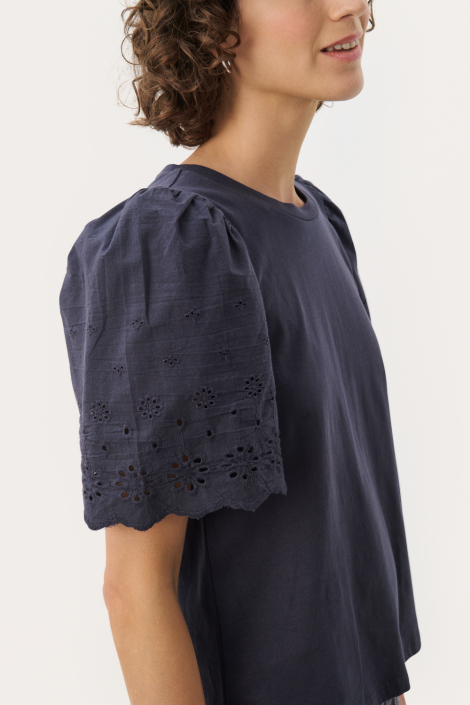 Part Two blauwe dames t-shirt