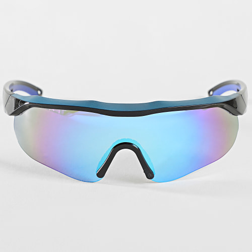 Lunettes De Soleil Noir Bleu Iridescent