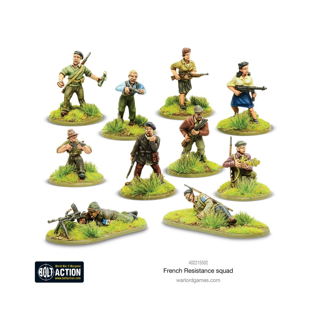 Bolt Action - French Resistance Squad